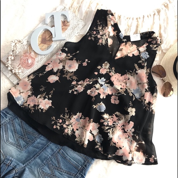 Sienna Sky Tops - Sienna Sky Floral Tank Top
